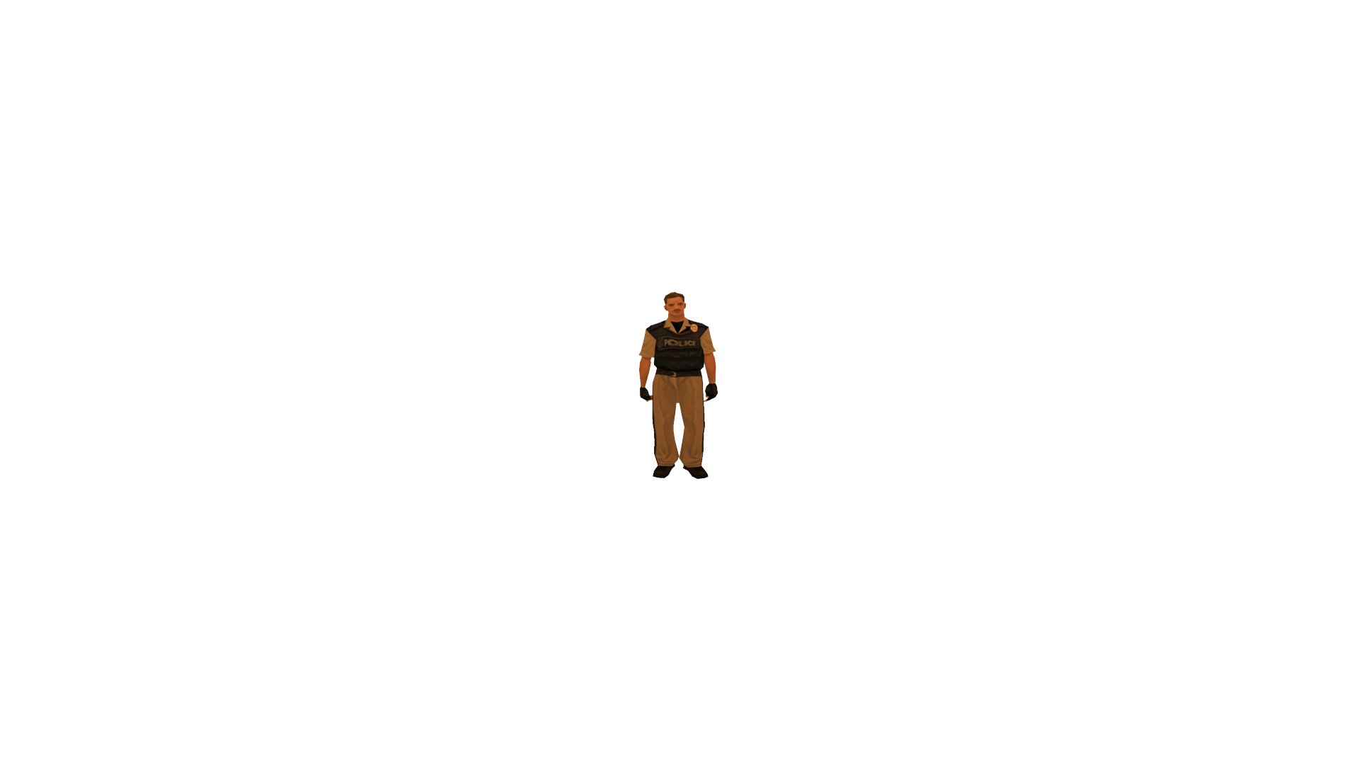 Las Venturas Police Officer (Without gun holster)